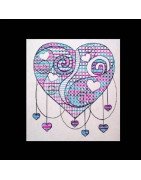 Mandala Floating Hearts