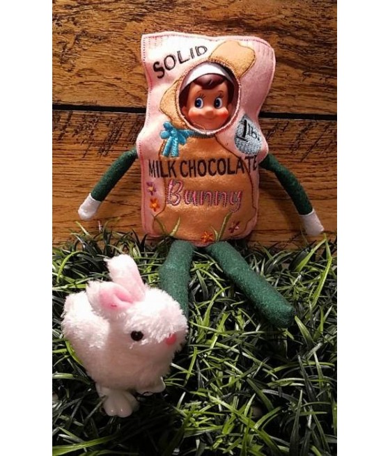 In Hoop Elf Costume Chocolate Bunny