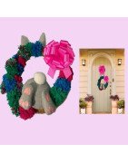 In Hoop Easter Bunny Butt Wreath Parts