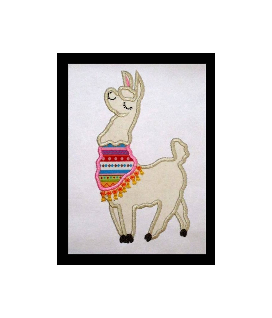 Cute Llama Applique