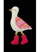 In Hoop Ribbon or Ric Rac Bird With Boots