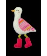 In Hoop Ribbon or Ric Rac Bird With Boots