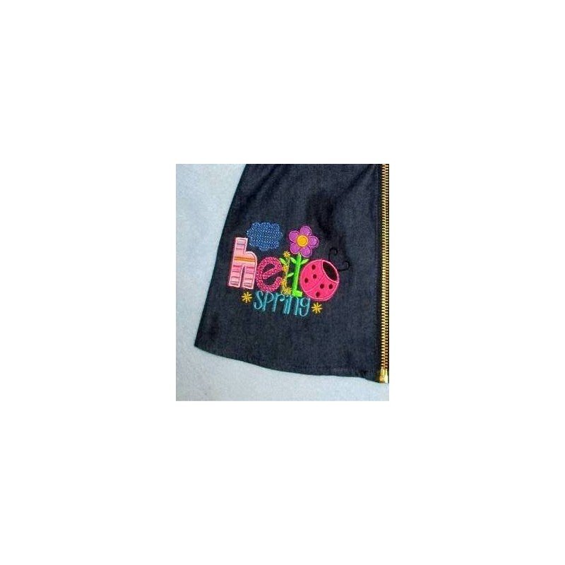 Hello Spring Applique 