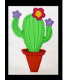 Flowering Cactus Applique