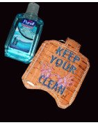 In Hoop Hand Sanitizer Holder Hands Clean