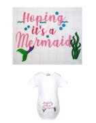 Mermaid Maternity Shirt Design