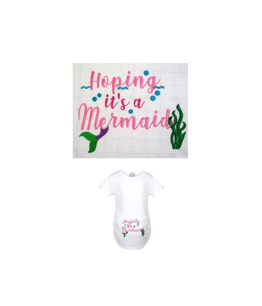 Mermaid Maternity Shirt Design