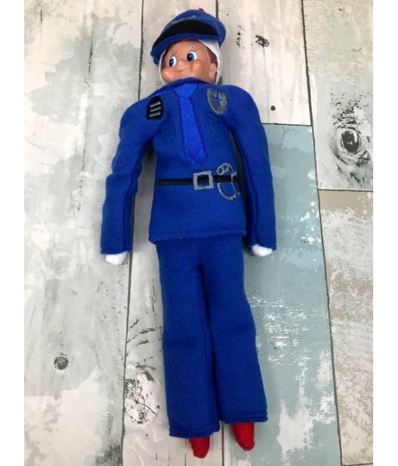 In Hoop Elf Costume Policeman