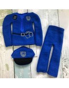 In Hoop Elf Costume Policeman