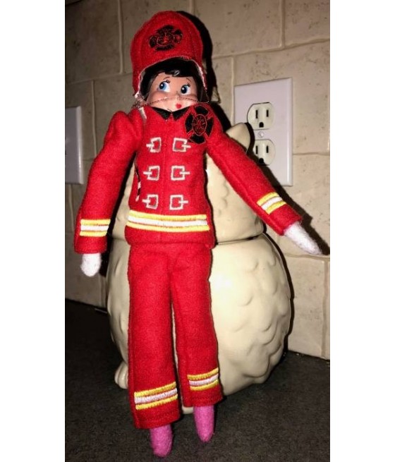 In Hoop Elf Costume Fireman