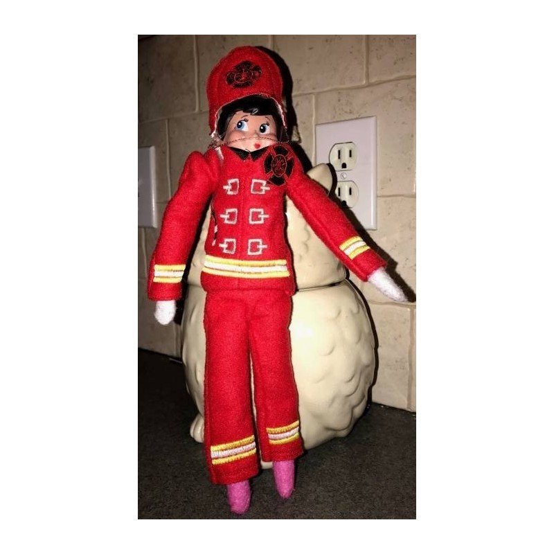 In Hoop Elf Costume Fireman