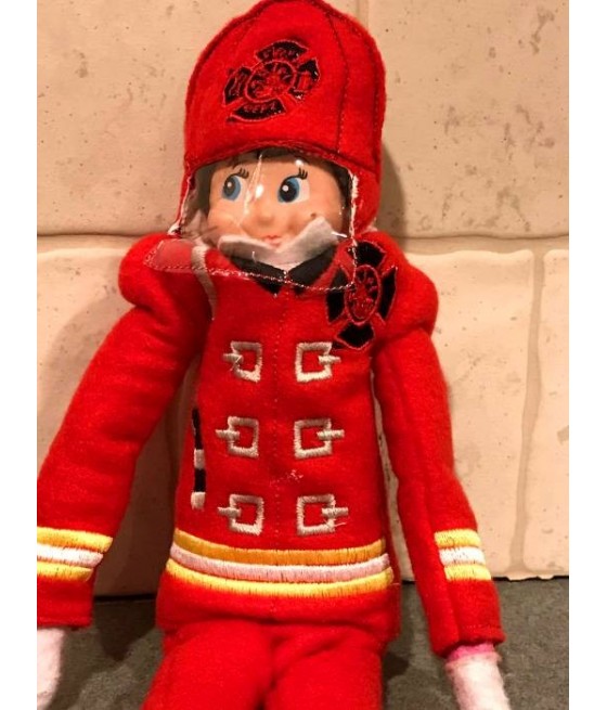In Hoop Elf Costume Fireman