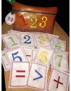 In Hoop Number Symbols and Zipper Storage Tote