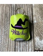 In Hoop Hand Sanitizer Holder Witchy