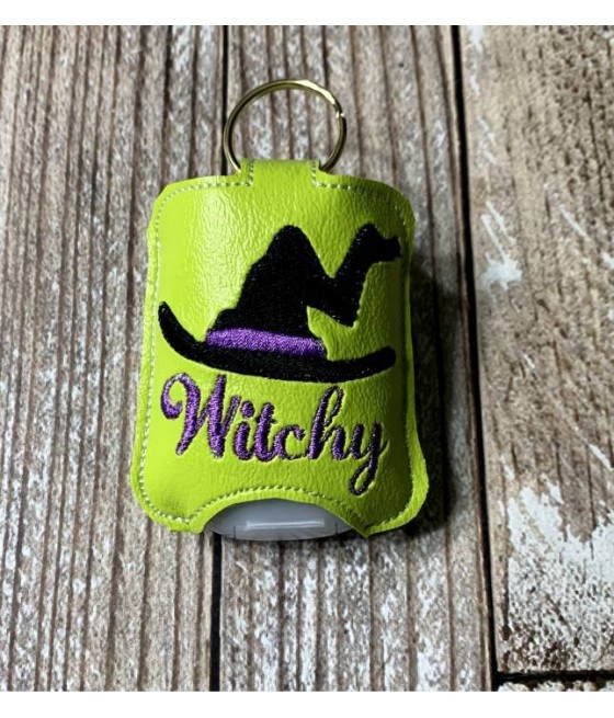 In Hoop Hand Sanitizer Holder Witchy