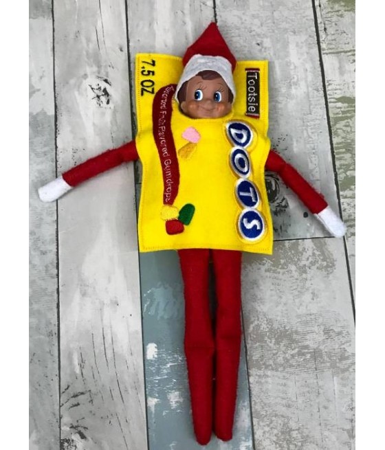 In Hoop Elf Costume Dotted Candy