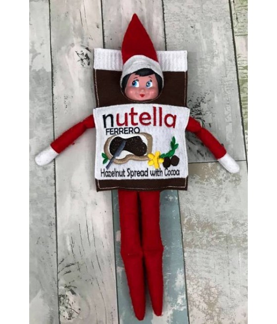In Hoop Elf Costume Nutella Jar