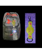 In Hoop Water Bottle Holder Peace Sign
