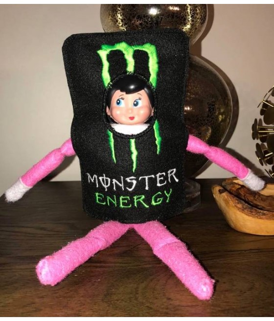 In Hoop Elf Costume Monster Drink