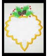 Pine Cone Frame with Bow