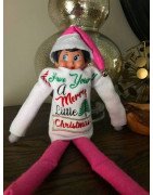 In Hoop Elf Shirt Merry Little Christmas
