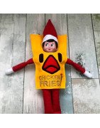 In Hoop Elf Costume Chicken Sticks