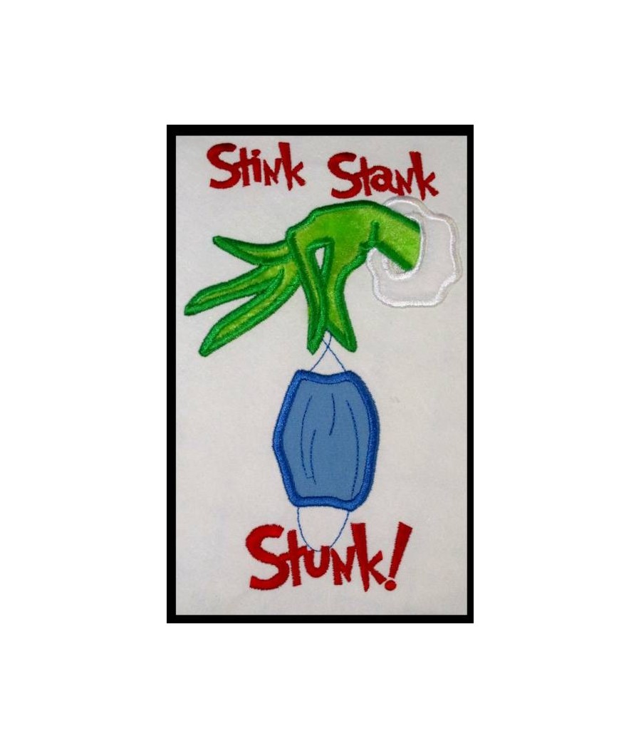 Stink Stank Stunk Mask Hand