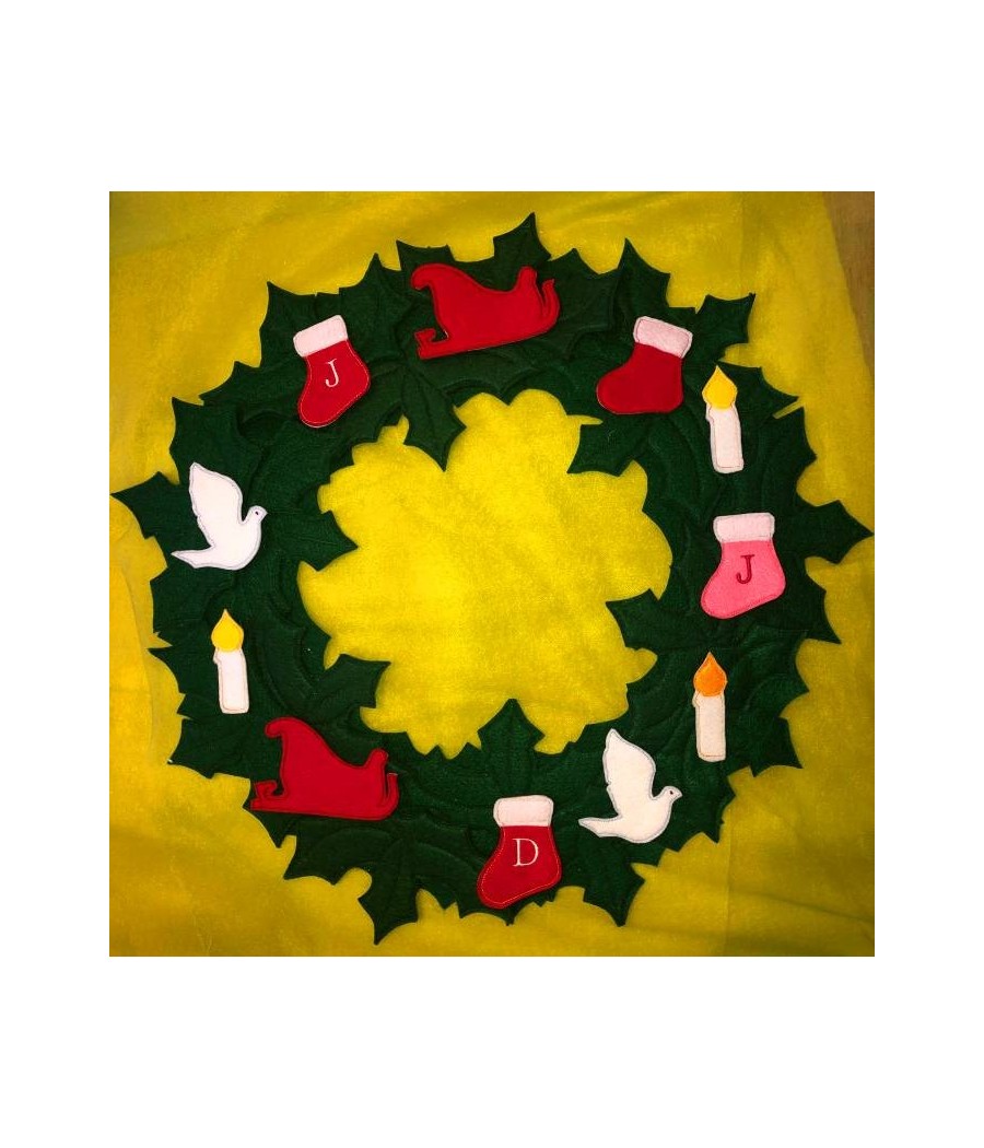 In Hoop Decorate A Wreath