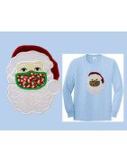 Applique Mask Santa