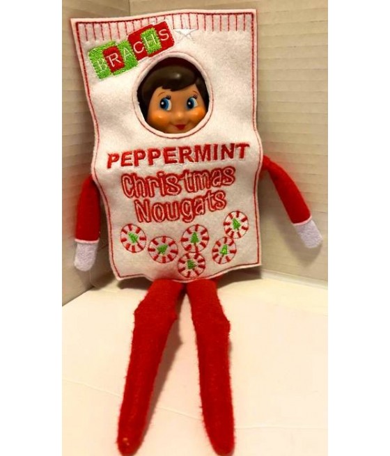 In Hoop Elf Costume Peppermint Nougat