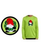 Applique Gnome with Wreath