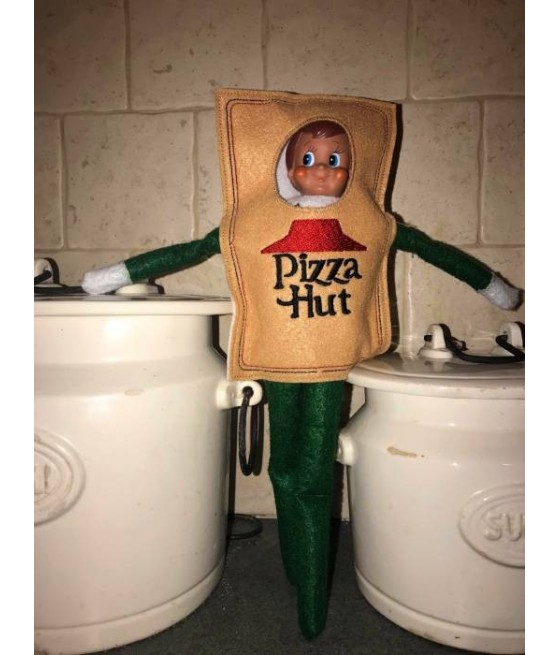 In Hoop Elf Costume Hut Pizza
