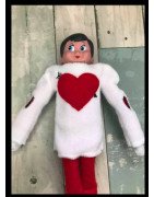 In Hoop Elf Shirt Applique Heart