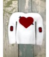 In Hoop Elf Shirt Applique Heart