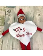 In Hoop Elf Costume Love You Heart