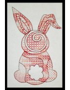 Mandala Bunny Back