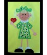 NNKids Applique Girl with Heart