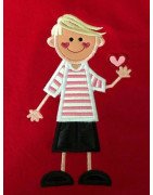 NNKids Applique Boy with Heart