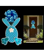 In Hoop Bunny Back Door Hanger 