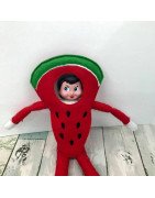 In Hoop Elf Costume Watermelon Slice