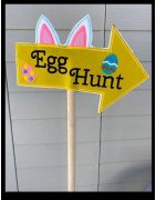 In Hoop Easter Yard Stakes