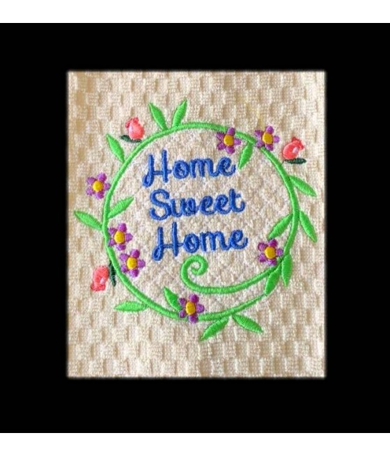 Framed Floral Home Designs for Towels