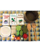 In Hoop Pretend Food Salad Set 
