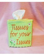 In Hoop Tissue Box Cover Tissue Issue