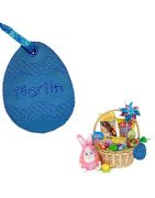 In Hoop Easter Basket Tag Set