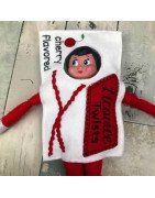 In Hoop Elf Costume Red Twists