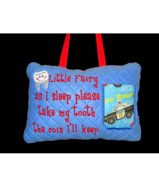 In Hoop Tooth Fairy Pillow with Pocket