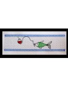 Faux Smocking Bobber and Fish