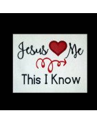 Jesus Loves Me Saying with Heart