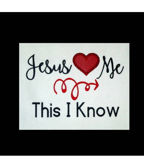 Jesus Loves Me Saying with Heart
